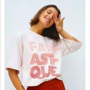 Anthropologie Meave ‘Fantastique’ Belle sleeve top.